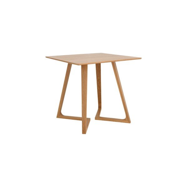 Трапезна маса от масивен дъб 75x80 cm Gradie – Ellos Home