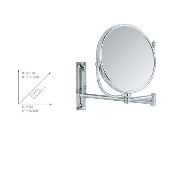 Козметично огледало ø 19 cm Deluxe – Wenko-image-1