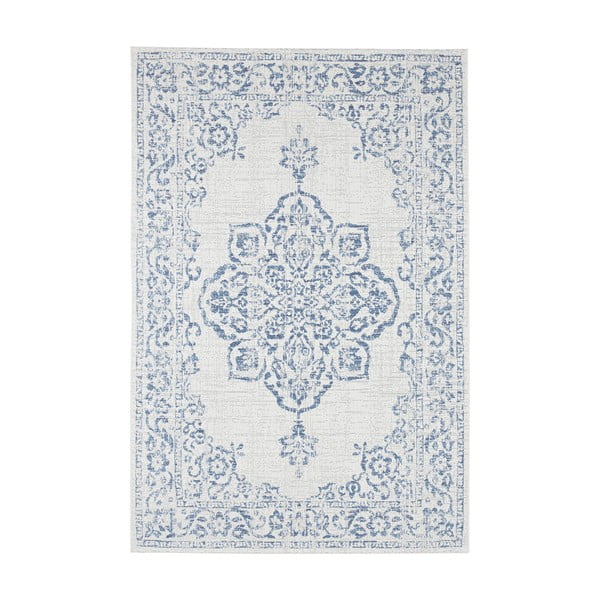 Синьо-кремав килим на открито , 200 x 290 cm Tilos - NORTHRUGS