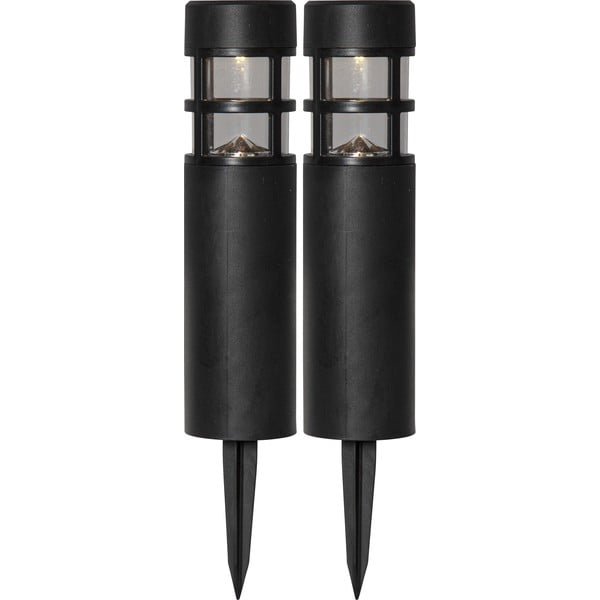 Комплект от 2 външни слънчеви LED лампи, височина 28 см Rundi - Star Trading