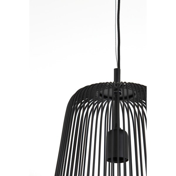 Черна лампа за таван ø 27 cm Rilanu - Light & Living-image-1