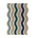 Син ръчно изработен вълнен килим 140x200 cm Cascade Wool – Flair Rugs