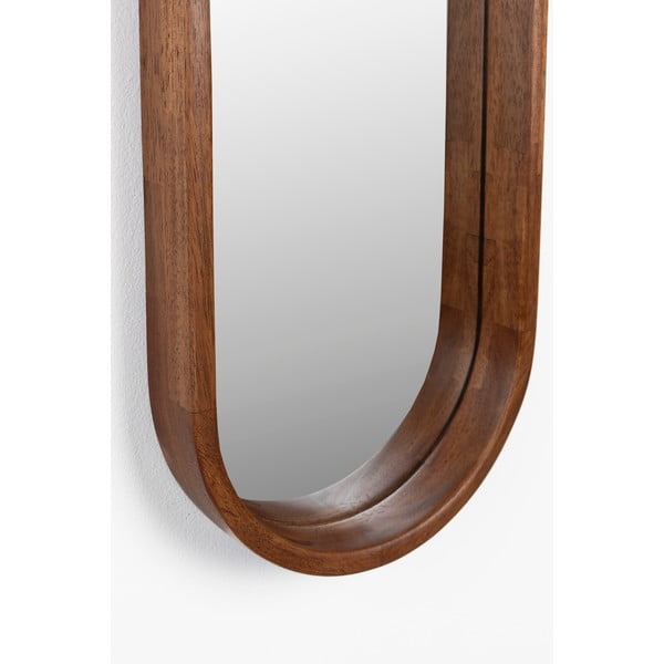 Стенно огледало от масивно дърво 24x120 cm Nyko – White Label-image-2