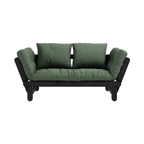 Променлив диван Черно/маслинено зелено Beat - Karup Design