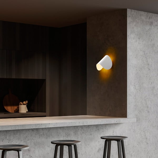 Бяла LED стенна лампа Heybe – Opviq lights-image-3