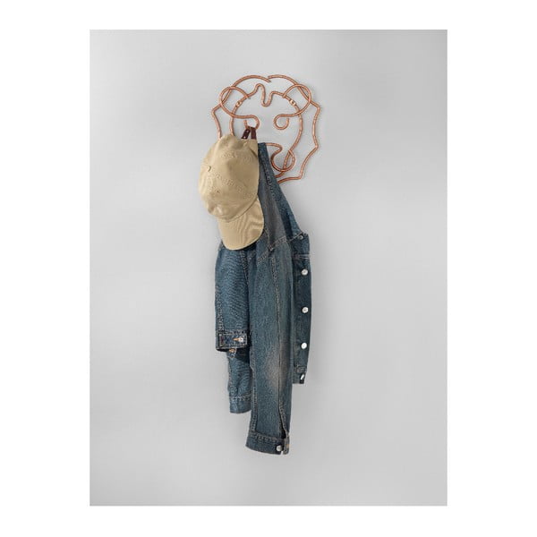 Закачалка за стена във формата на лъв, широчина 27 cm - Metaltex-image-1