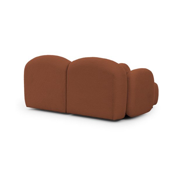 Теракотен ъглов диван от букле (ляв ъгъл) Orbit – Ropez-image-3