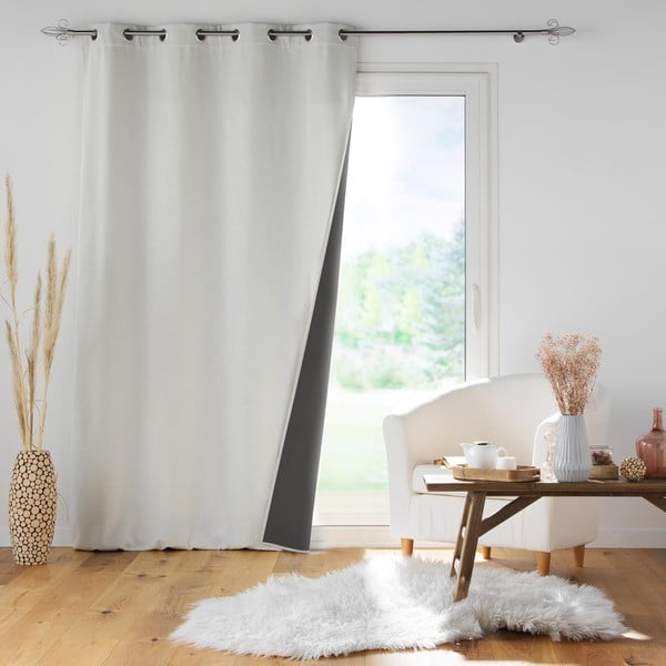 Кремава звукоизолираща завеса 140x260 cm Jupiter – douceur d'intérieur-image-3