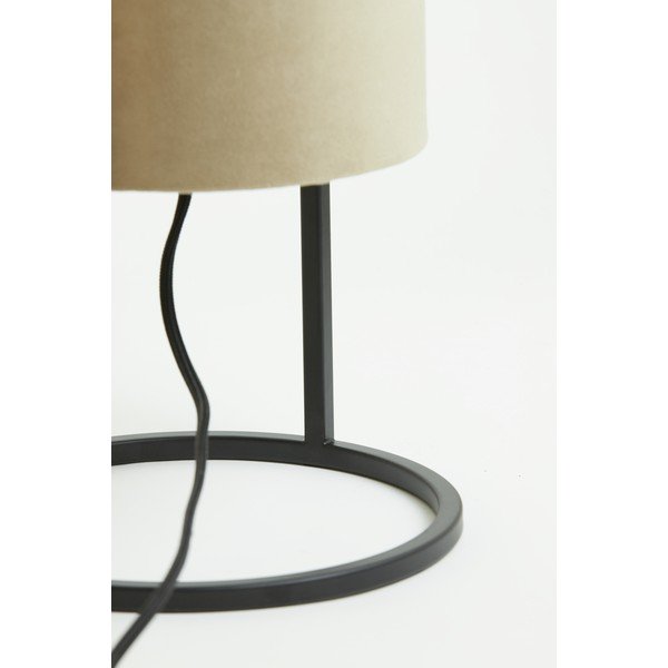Настолна лампа в черно и бежово (височина 35 cm) Santos - Light & Living-image-4