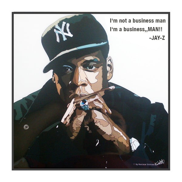 Obraz Jay Z I am not a business White