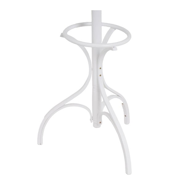 Бяла стойка за връхни дрехи от масивна топола Thonet – Casa Selección-image-2