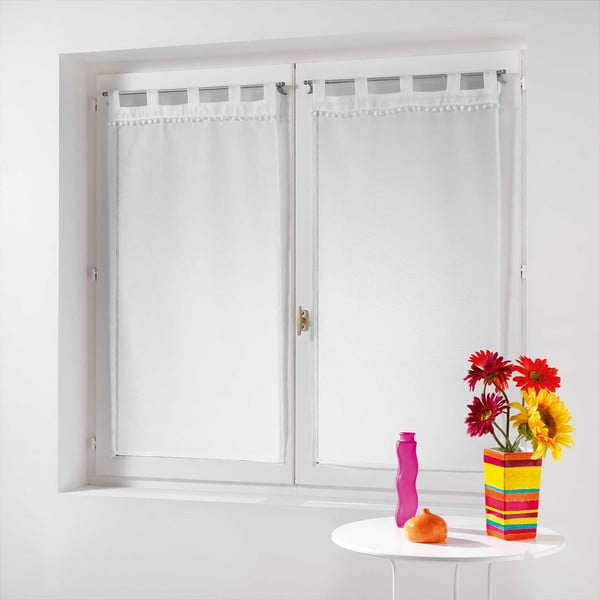 Бели завеси в комплект от  2 бр. 60x90 cm Poupette – douceur d'intérieur-image-2