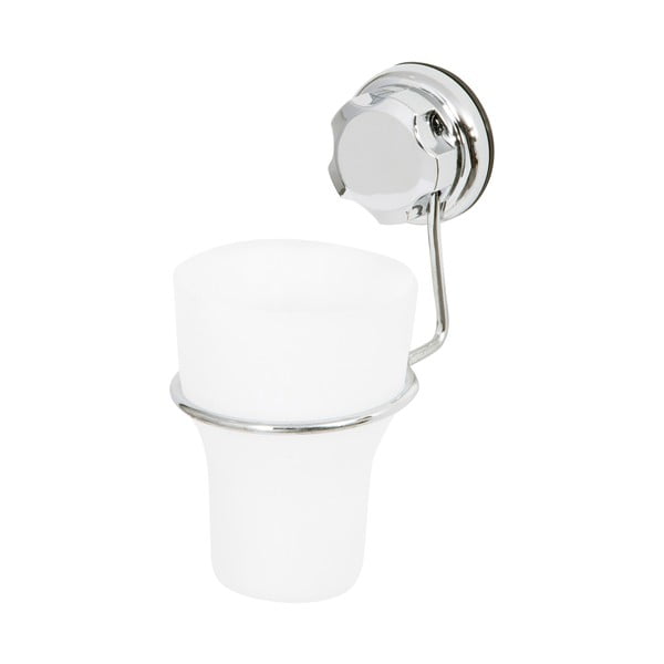 Метална чаша за четка за зъби в сребрист цвят Bestlock Bath - Compactor-image-4