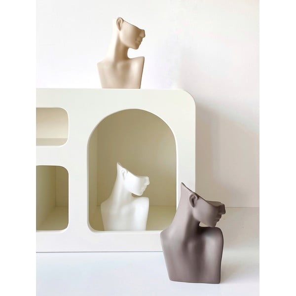 Кафяво-сива керамична статуетка Arcturus - Rulina-image-2