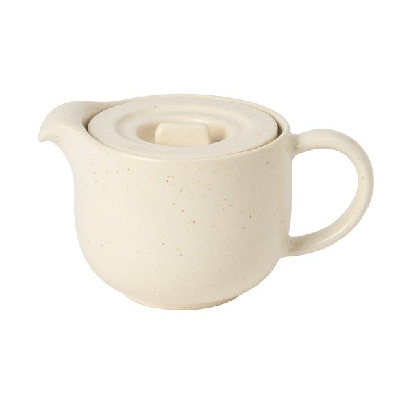 Кремав глинен чайник с цедка 500 ml Pacifica – Casafina
