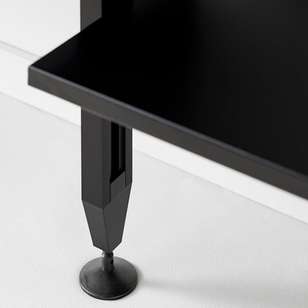 Черна етажерка за книги в дъбов декор 98x210 cm Edge by Hammel - Hammel Furniture-image-2