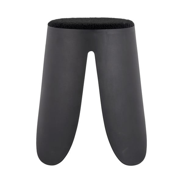 Черна пластмасова табуретка Savor - Leitmotiv-image-2