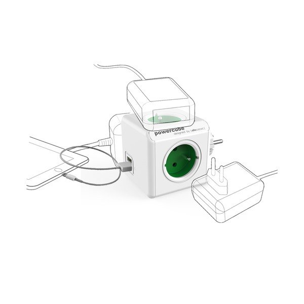 Извод за контакт 12 cm PowerCube Original USB – Cubenest-image-2