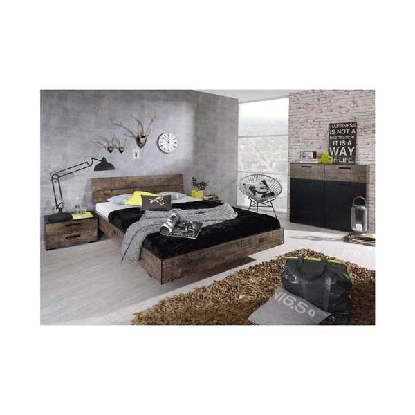 Noční stolek se 3 zásuvkami Rauch Sumatra-image-1