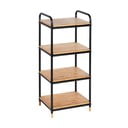 Черен/естествен метален рафт за баня 42x94,5 cm Loft – Wenko