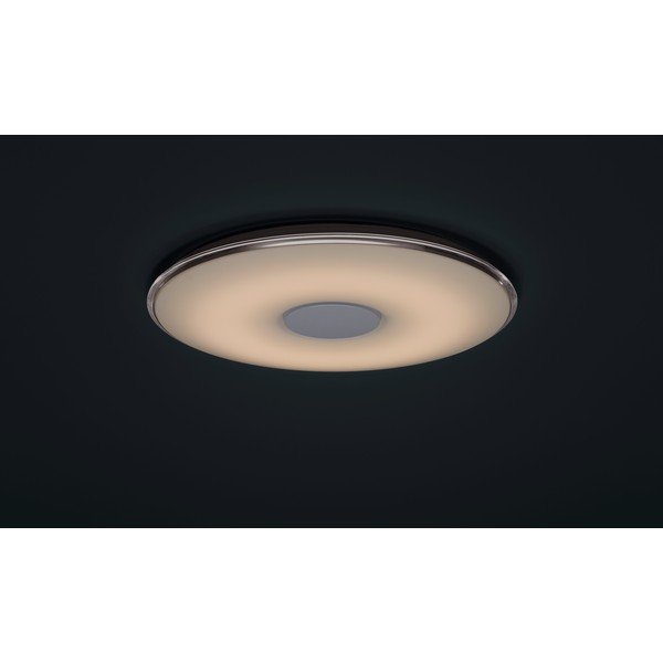 Бяла кръгла LED лампа за таван с дистанционно управление , диаметър 60 cm - Trio Tokyo-image-4