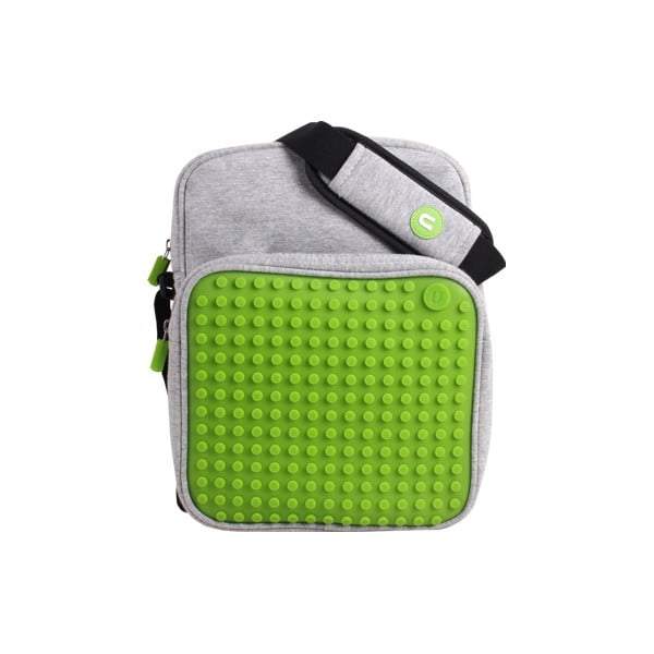 Чанта за рамо Pixel, сива/зелена - Pixel bags