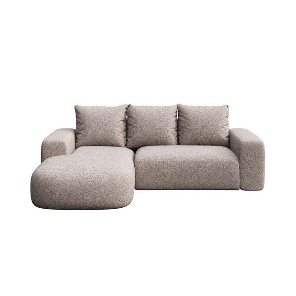 Сив ъглов диван (ляв ъгъл) Monce – Rodier