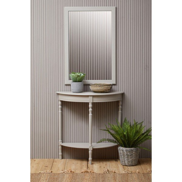 Бежова конзолна маса от масивен бор 30x80 cm Heritage – Premier Housewares-image-1