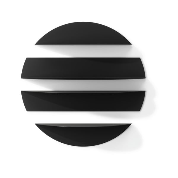 Черни метални рафтове в комплект от 4 броя 76 cm Solis - Umbra-image-3