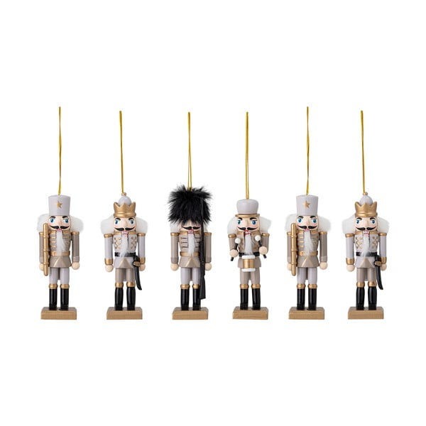 Дървени Коледни украси в комплект от 6 бр. 13 cm Nikita – Bloomingville