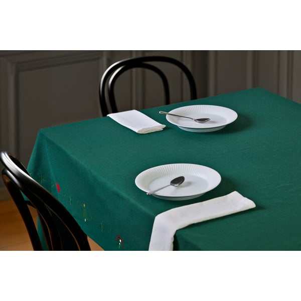 Покривка за маса с коледен мотив със смес от памук 150x270 cm Christmas Fable – JUNA-image-3