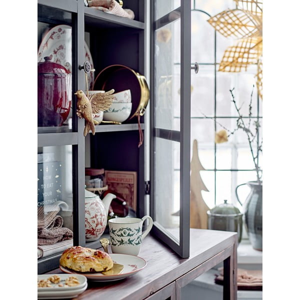 Кремави глинени чаши в комплект от 2 бр. с коледни мотиви 300 ml Beth – Bloomingville-image-1