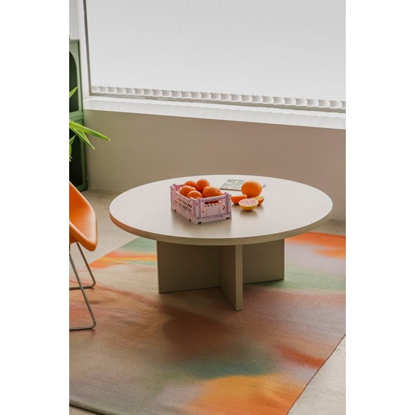 Бяла кръгла масичка за кафе ø 100 cm Pausa – Really Nice Things-image-1