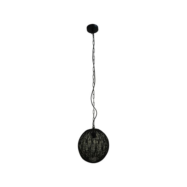 Черна висяща лампа Висяща лампа Цвете, ⌀ 34 cm - HSM collection