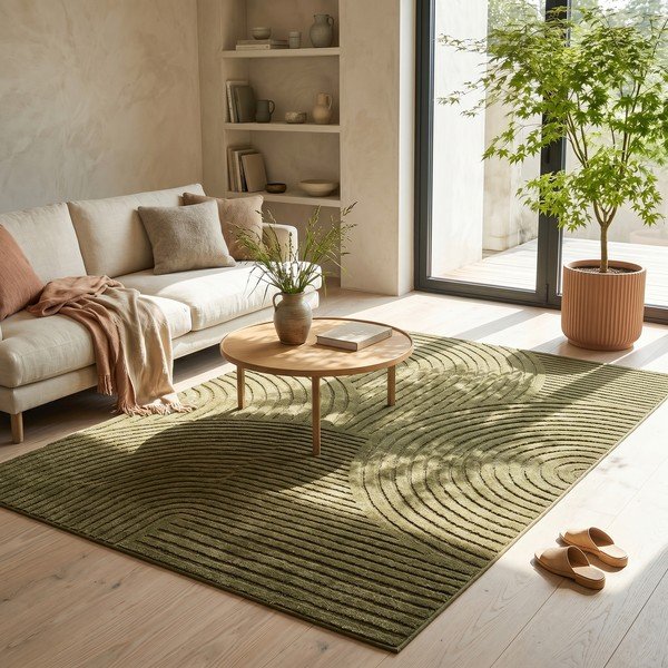 Тъмнозелен килим 160x230 cm Whirl – ESTE-image-2