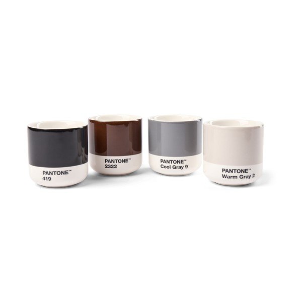 Порцеланови чаши в комплект 4 бр. за еспресо 100 ml Macchiato – Pantone