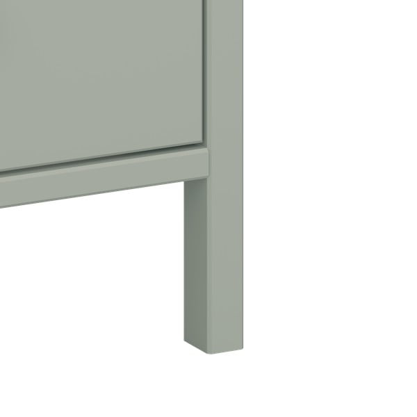 Зелен висок скрин 53x106 cm Tromsö - Tvilum-image-1