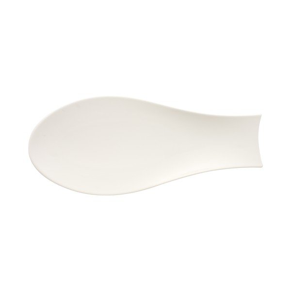 Bílý porcelánový talíř Villeroy & Boch Flow, 43 x 19 cm