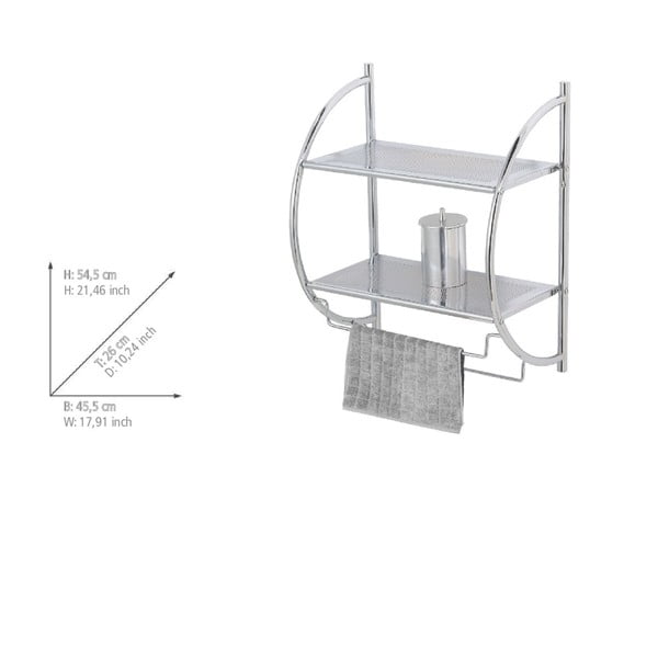 Стенен рафт за баня Exclusive - Wenko-image-1