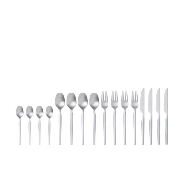 Прибори за хранене от неръждаема стомана в сребрист цвят 16 бр. Dorotea – Gense-image-2