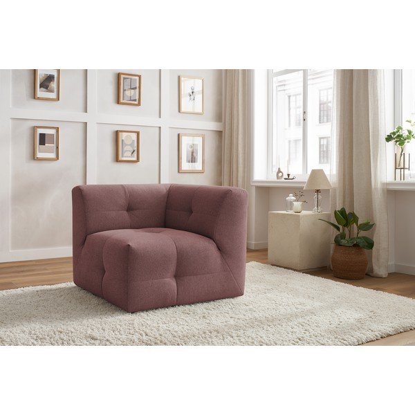 Тъмнорозов модул за диван Kleber - Bobochic Paris-image-4