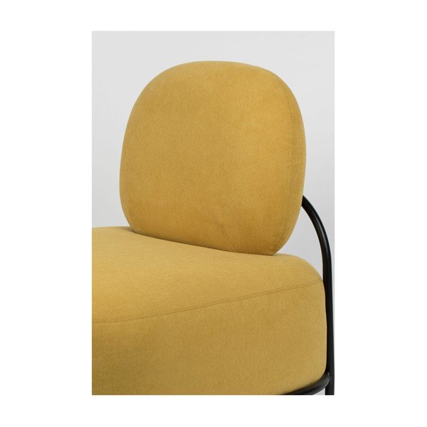 Жълт фотьойл Polly - White Label-image-1