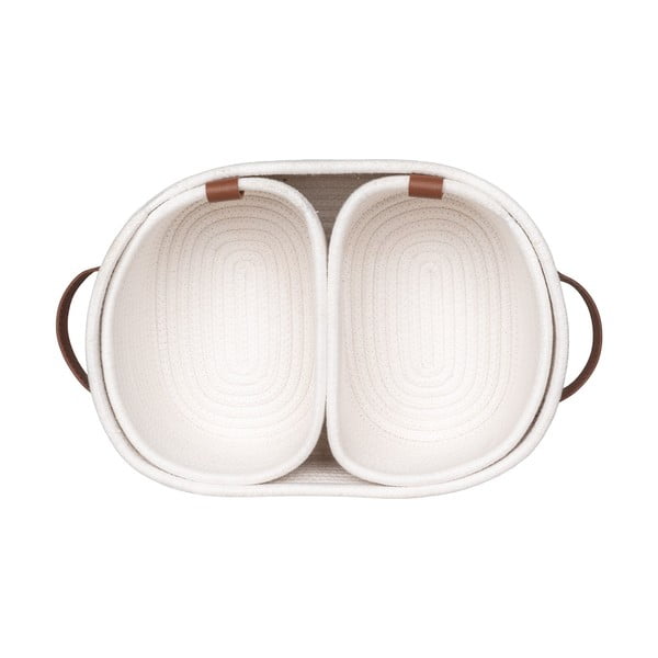 Текстилни кошници в комплект от 3 бр. за баня 35x25x13 cm Jarana – House Nordic-image-4