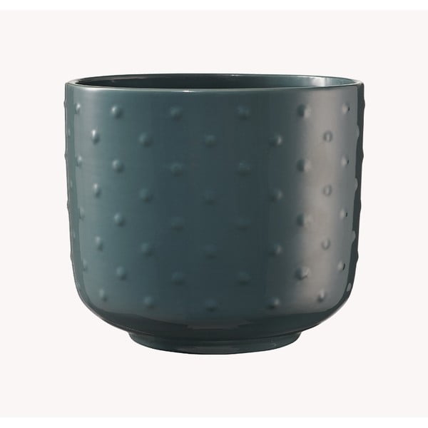 Тъмнозелена керамична саксия Baku, ø 19 cm - Big pots