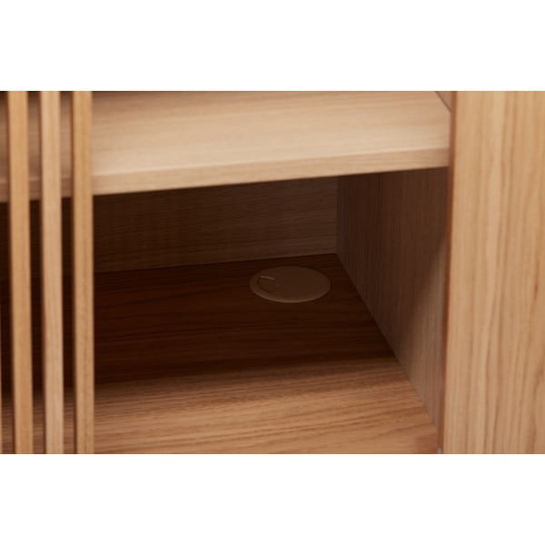 Нисък скрин от дъб в естествен цвят 188x75 cm Ende - Woodman-image-1