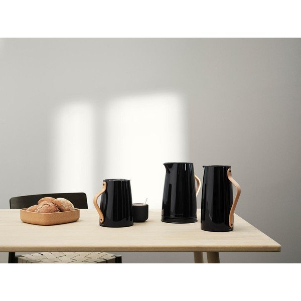 Черна електрическа кана от неръждаема стомана 1,2 l Emma – Stelton-image-2