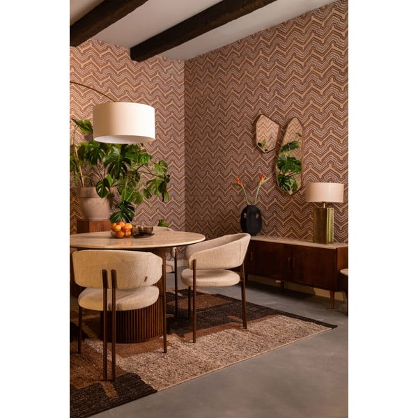 Кафяв вълнен килим 200x300 cm Briton – Dutchbone-image-1