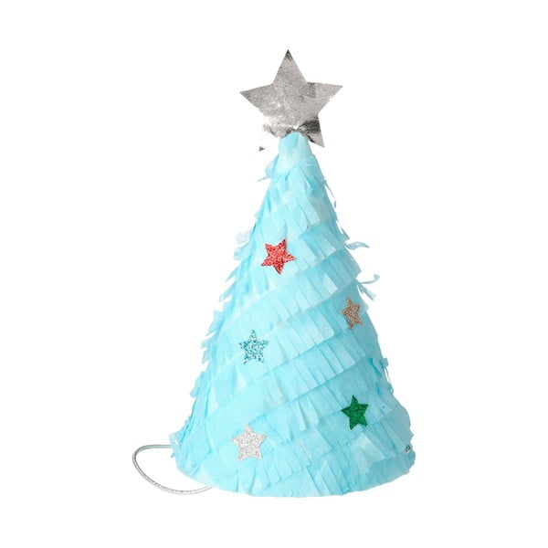 Парти шапки в комплект от 6 броя Christmas Tree - Meri Meri-image-2