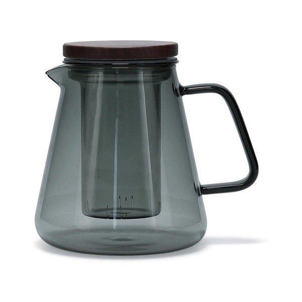Сив стъклен чайник с цедка 930 ml Luma – S|P Collection