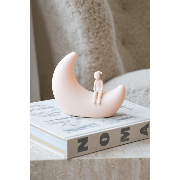 Светлорозова детска нощна лампа Moon Shell – Cam Cam Copenhagen-image-4